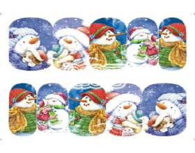 Christmas Water Decals 06