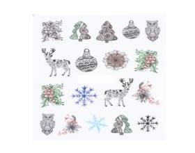 Christmas Water Decals 13